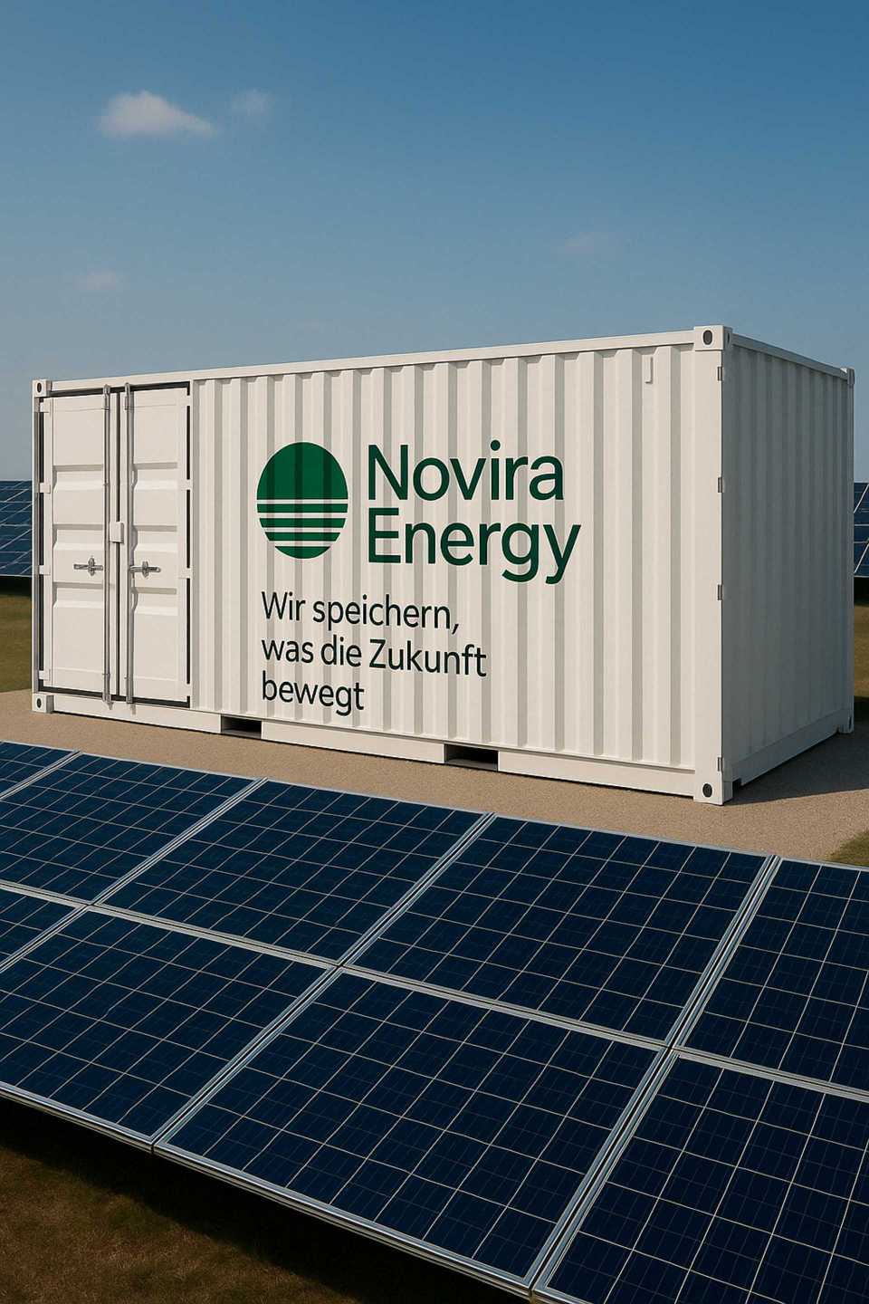 Energiespeicher im Solarfeld