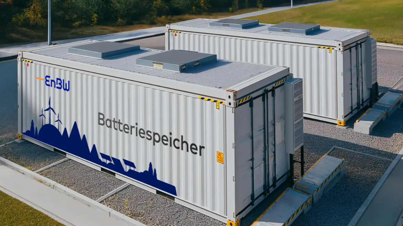 EnBW Batteriespeicher Container