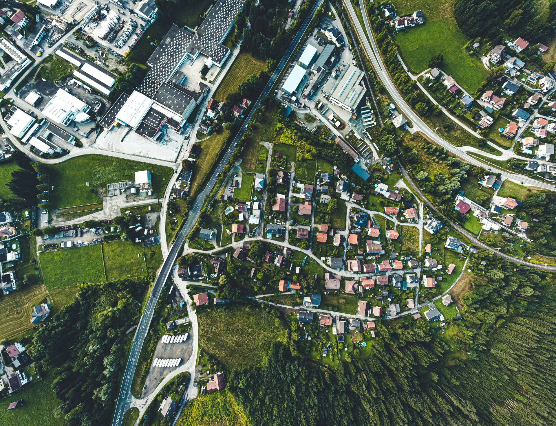 aerial view of city buildings during daytime
